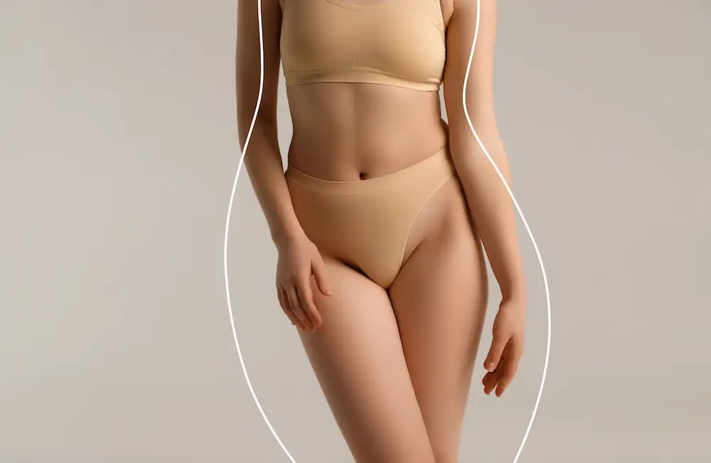 model after having morpheus8 body contouring