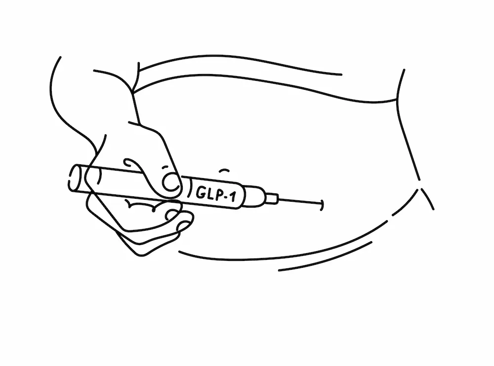 diagram of glp-1 usage